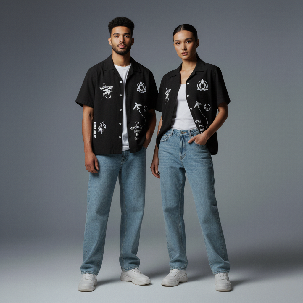 Positive Unisex Box Shirt