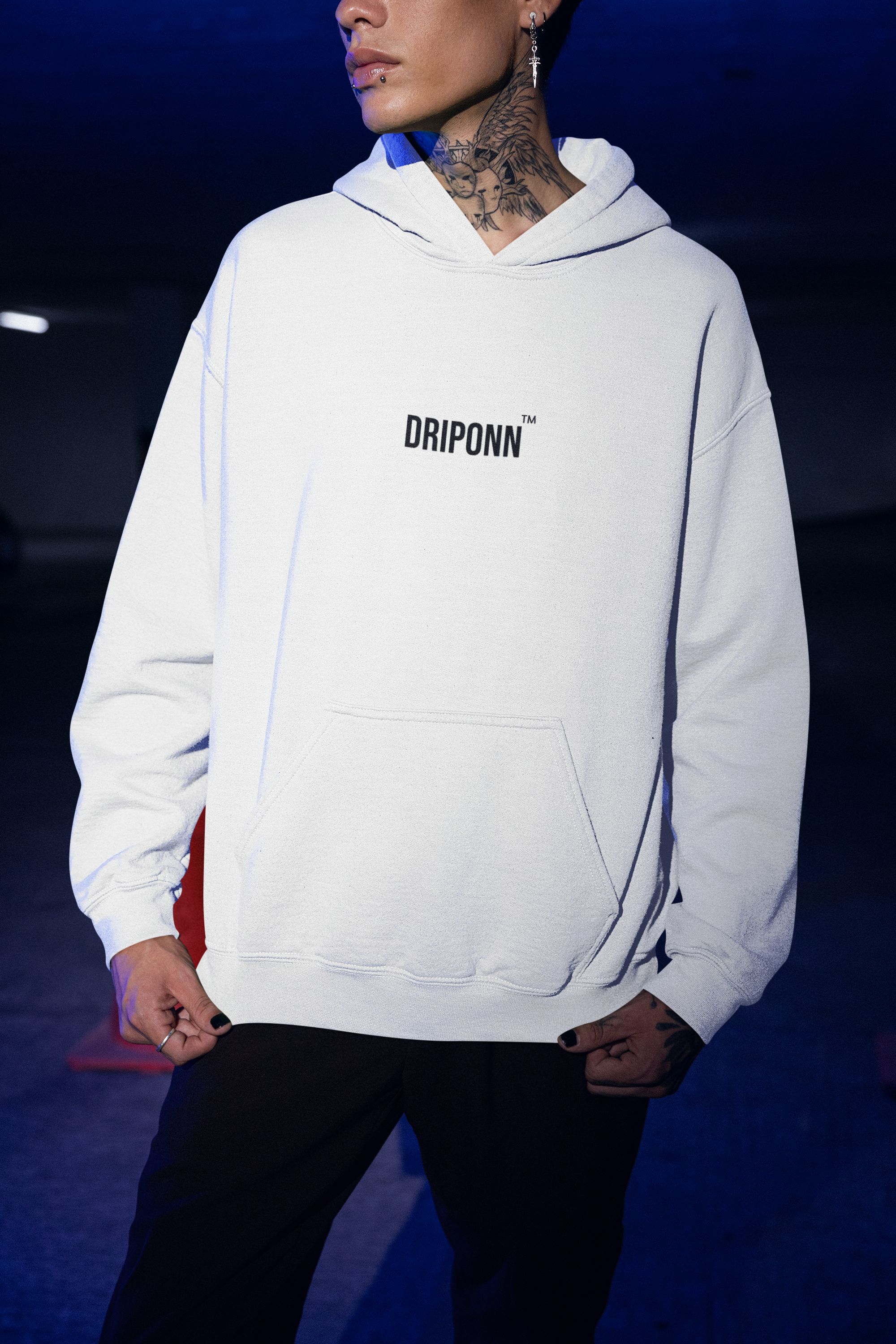 White Unisex Hoodie